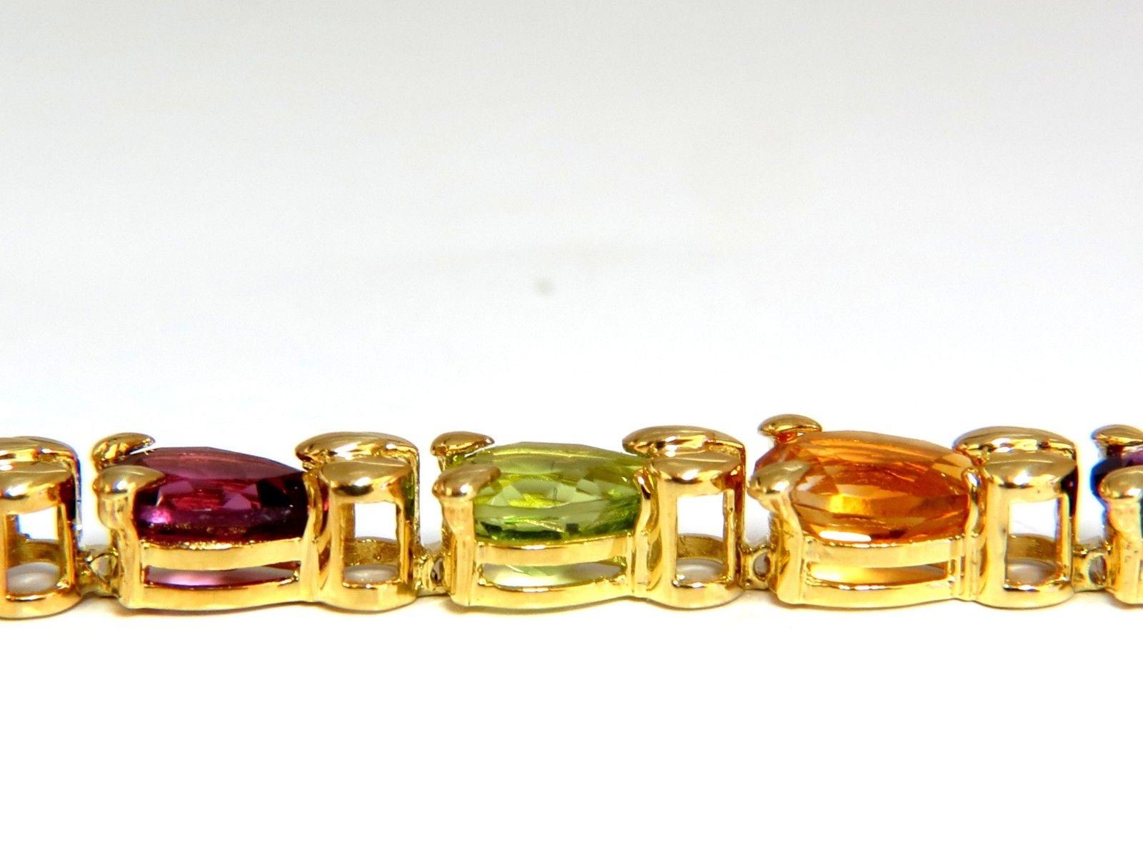 citrine and amethyst bracelet