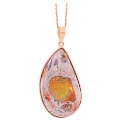 15 Karat Jelly Opal Mode-Anhänger