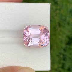 15-Karat-Kunzit-Edelstein in Naturfarbe, lose, rosa, im Kissenschliff, aus Afghanistan