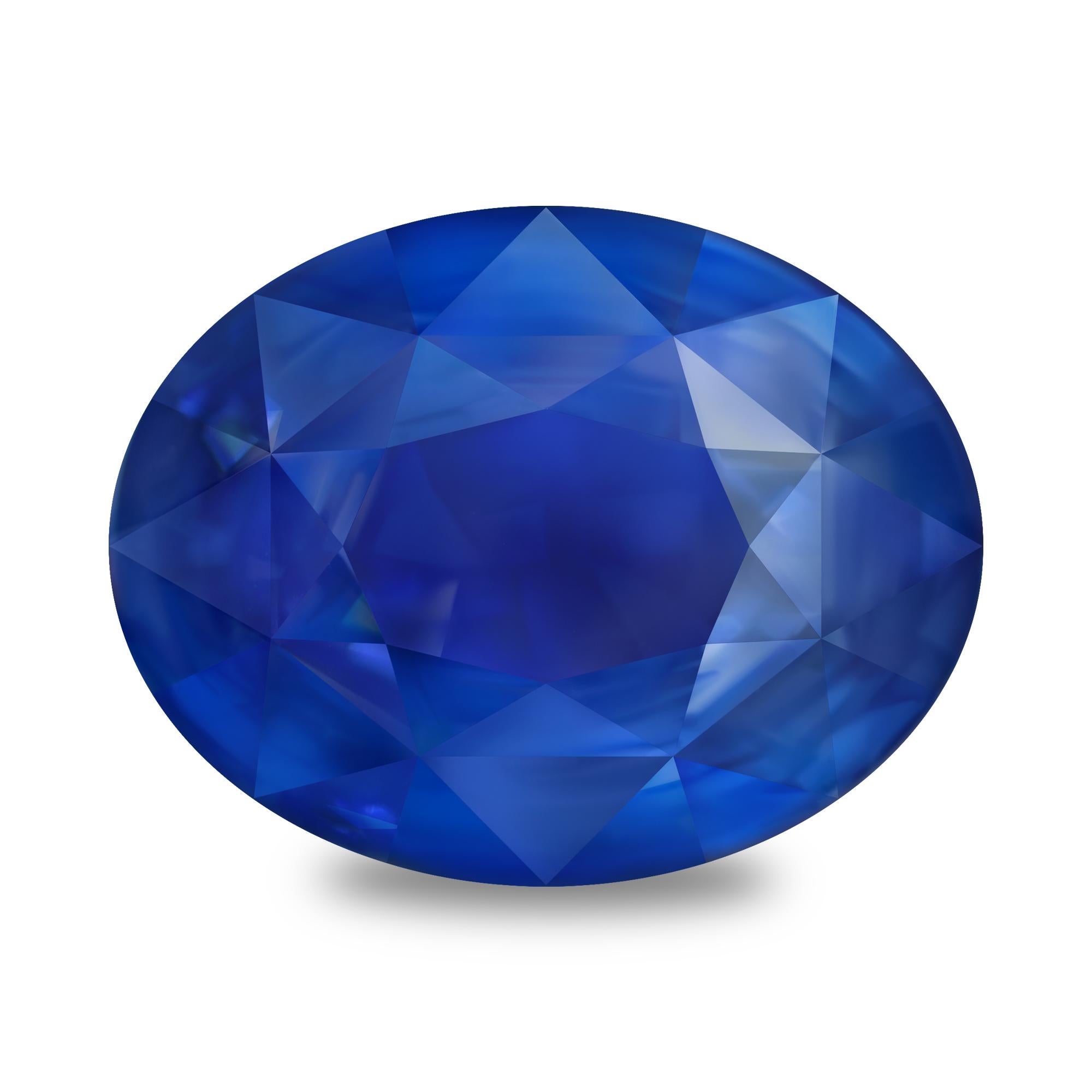 intense blue sapphire