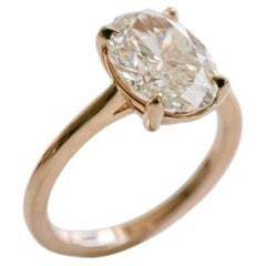 1.5 Carat Oval Statement Brilliant White 14K White Gold Classic Charm Heirloom
