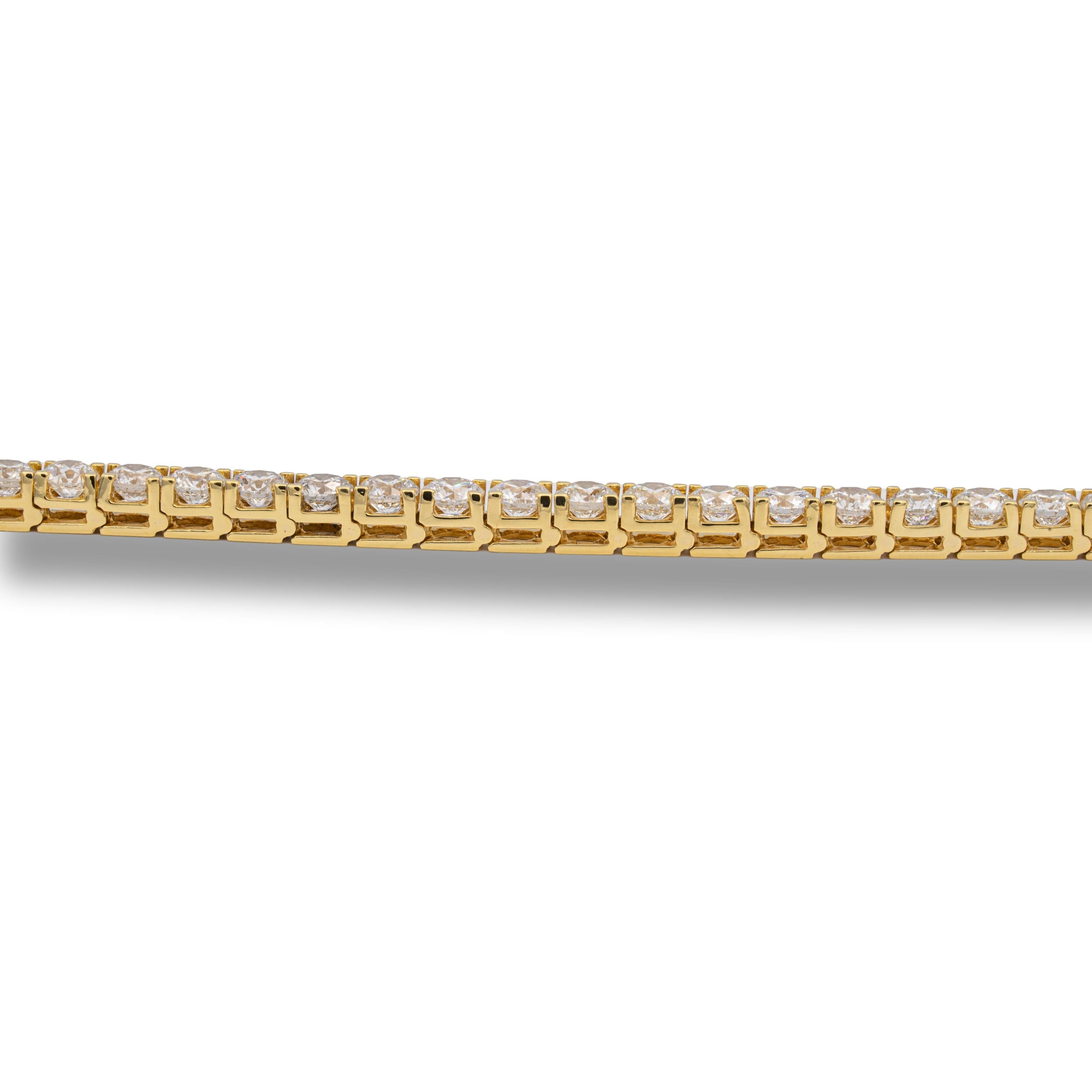 15 carat diamond tennis bracelet