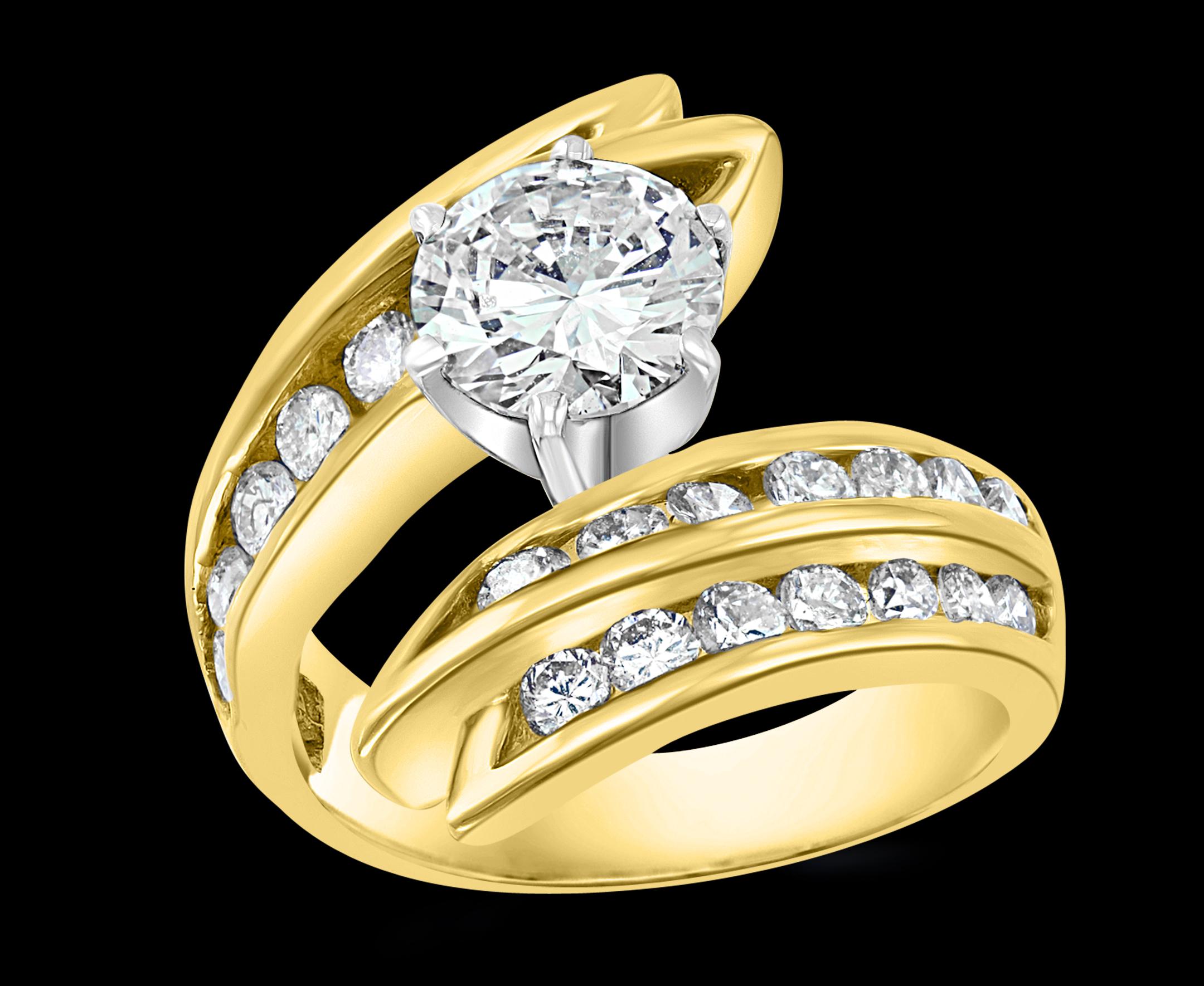 1.5 carat solitaire diamond ring