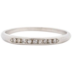 .15 Carat Total Weight Art Deco Diamond Platinum Engagement Ring