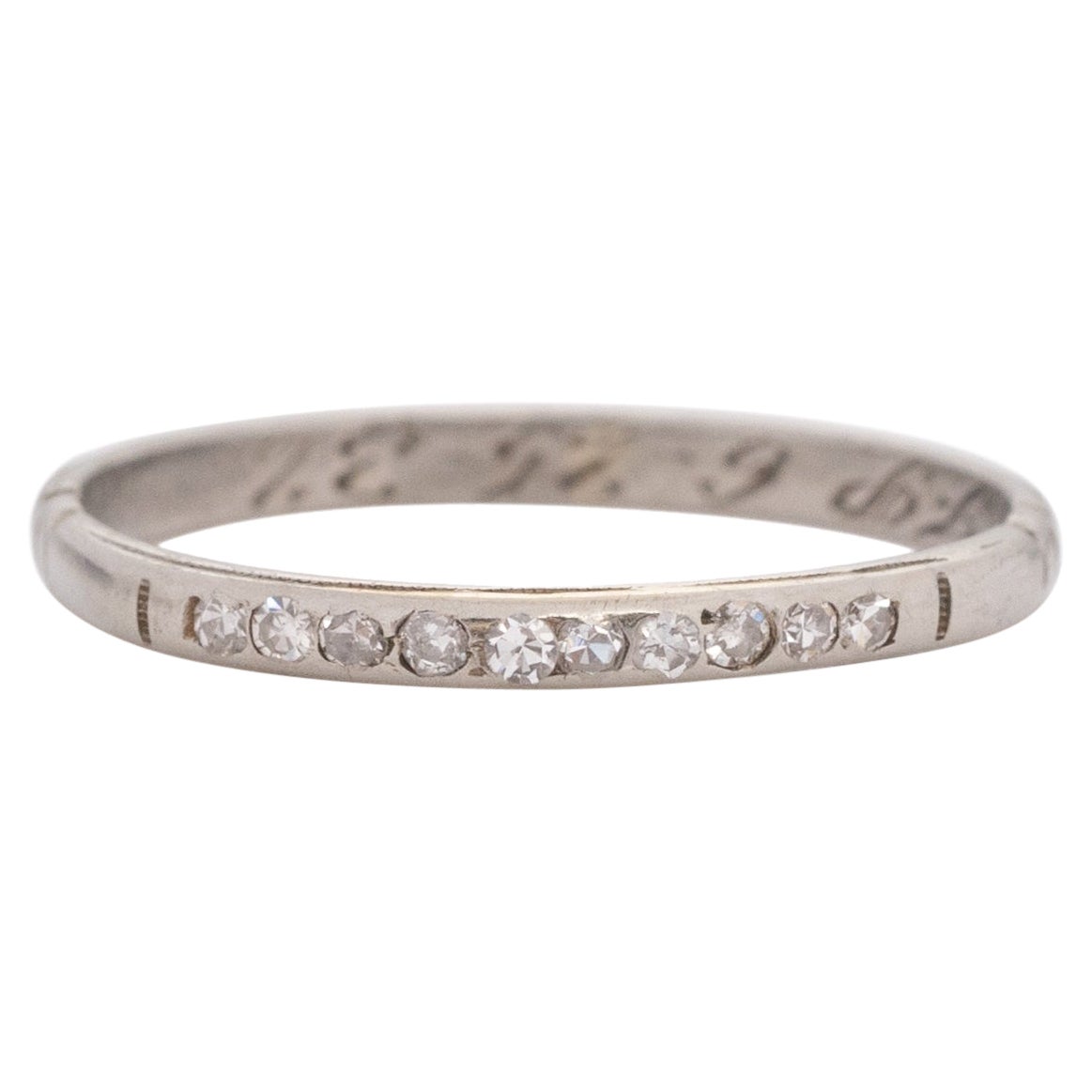 Anello di fidanzamento in platino con diamante Art Deco da 15 carati di peso totale