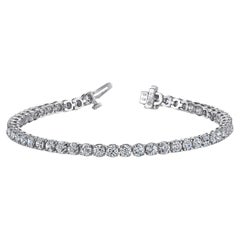 1.5 Carat White Gold Diamond Bracelet