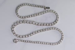 15 Carat Diamonds Platinum Necklace