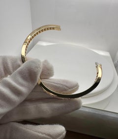 15 carats luxury bangle bracelet 18KT yellow gold