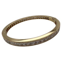 15 carats luxury bangle bracelet 18KT yellow gold