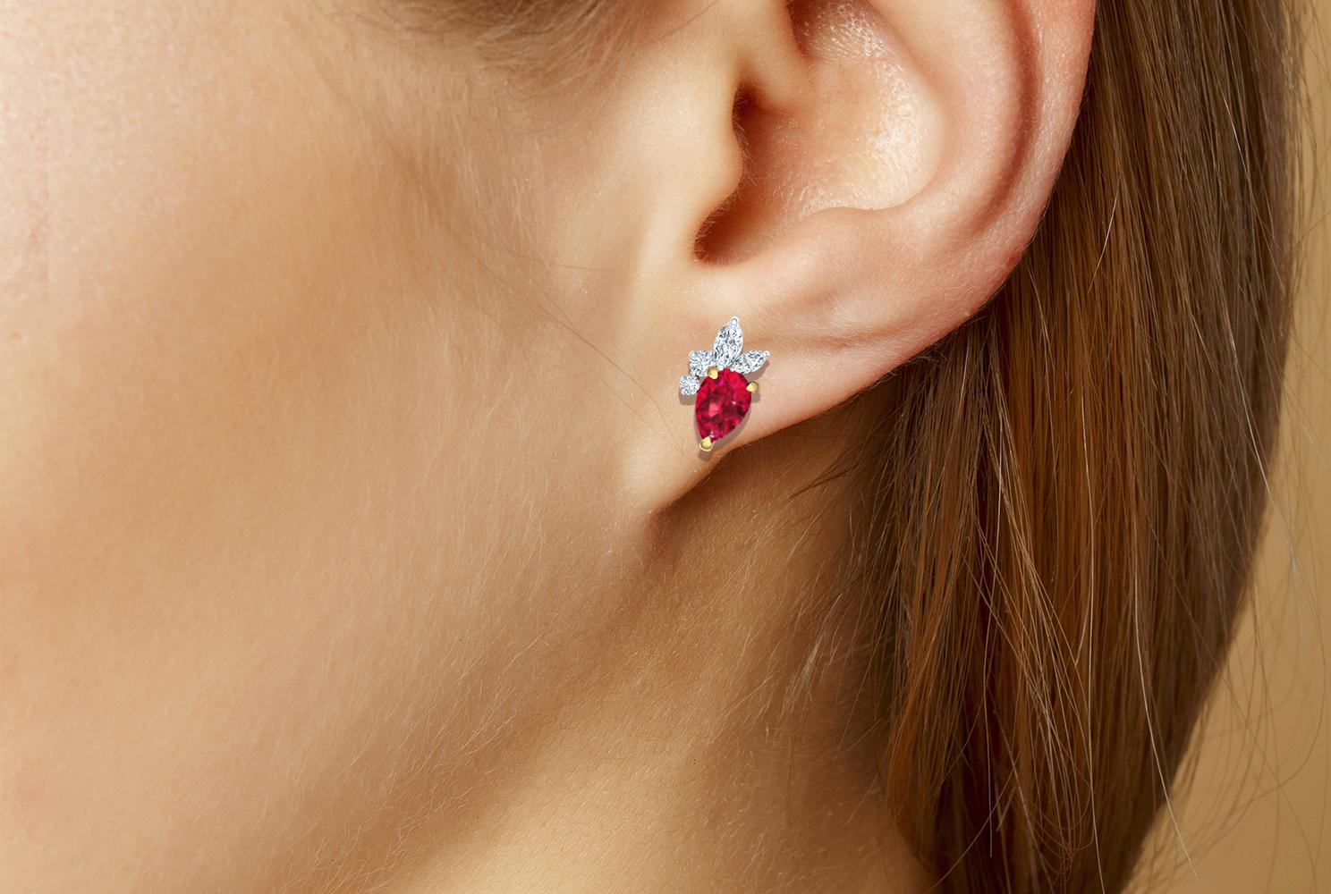 1.5 carat diamond earrings
