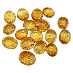 15 Citrine Carvings Cts 83.22