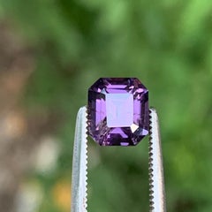 1.5 Ct Natural Lavender Color Emerald Cut Spinel Gemstone for Jewelry 6mm