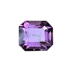 1.5 Ct Natural Lavender Color Emerald Cut Spinel Gemstone for Jewelry 6mm