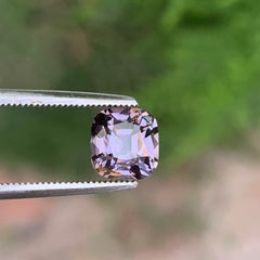 Pietra preziosa spinello naturale da 1,5 carati, colore lavanda chiaro, taglio a cuscino, per gioielli, 6 mm