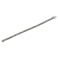 15 Ct Round Brilliant Cut Diamond Tennis Bracelet in White Gold