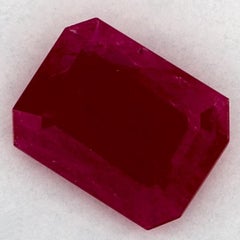 1.50 Ct Ruby Octagon Cut Loose Gemstone
