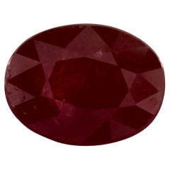 1.5 Ct Ruby Oval Loose Gemstone