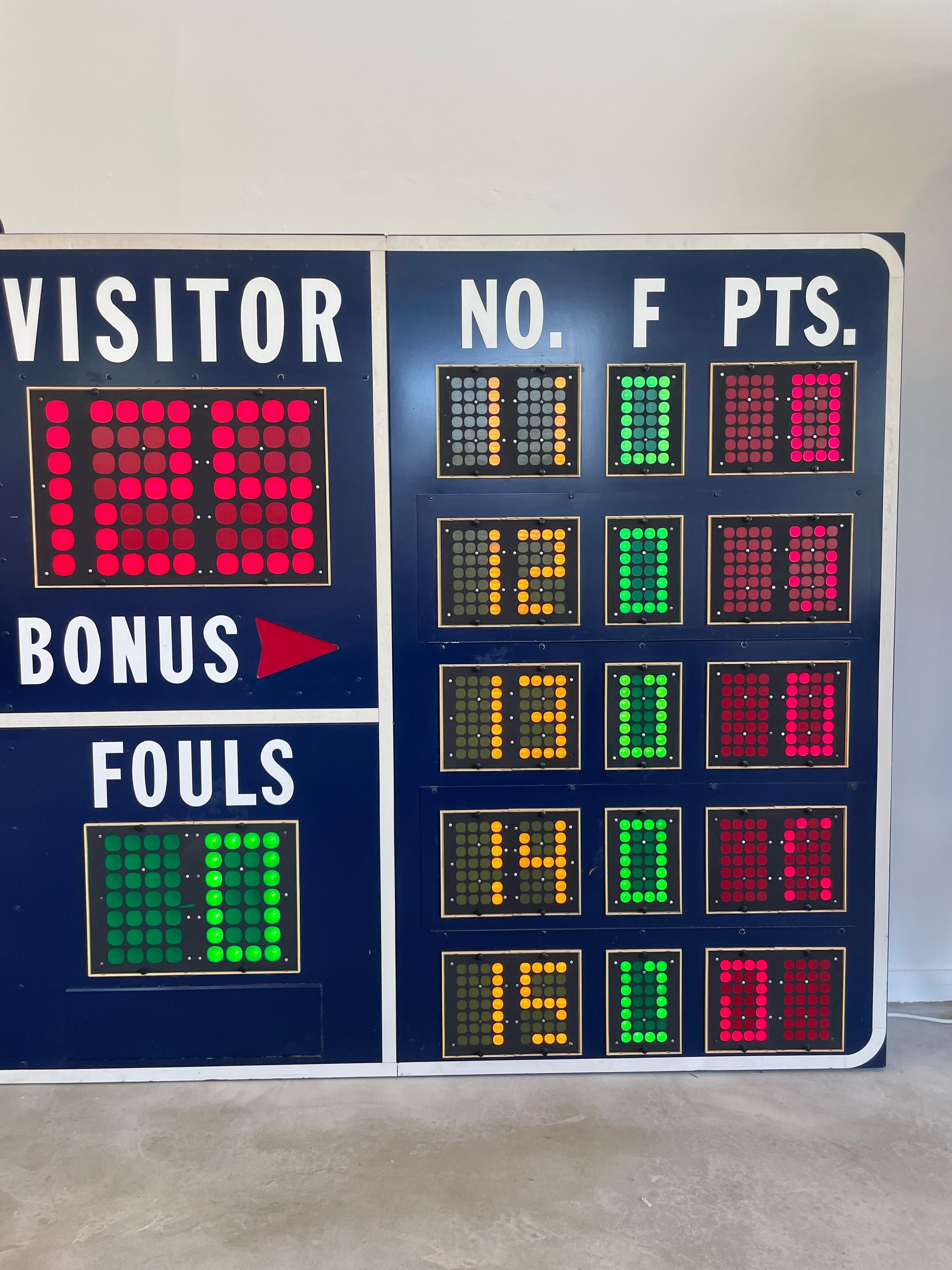 15 Foot Fair Play Basketball Scoreboard, 1980s 1