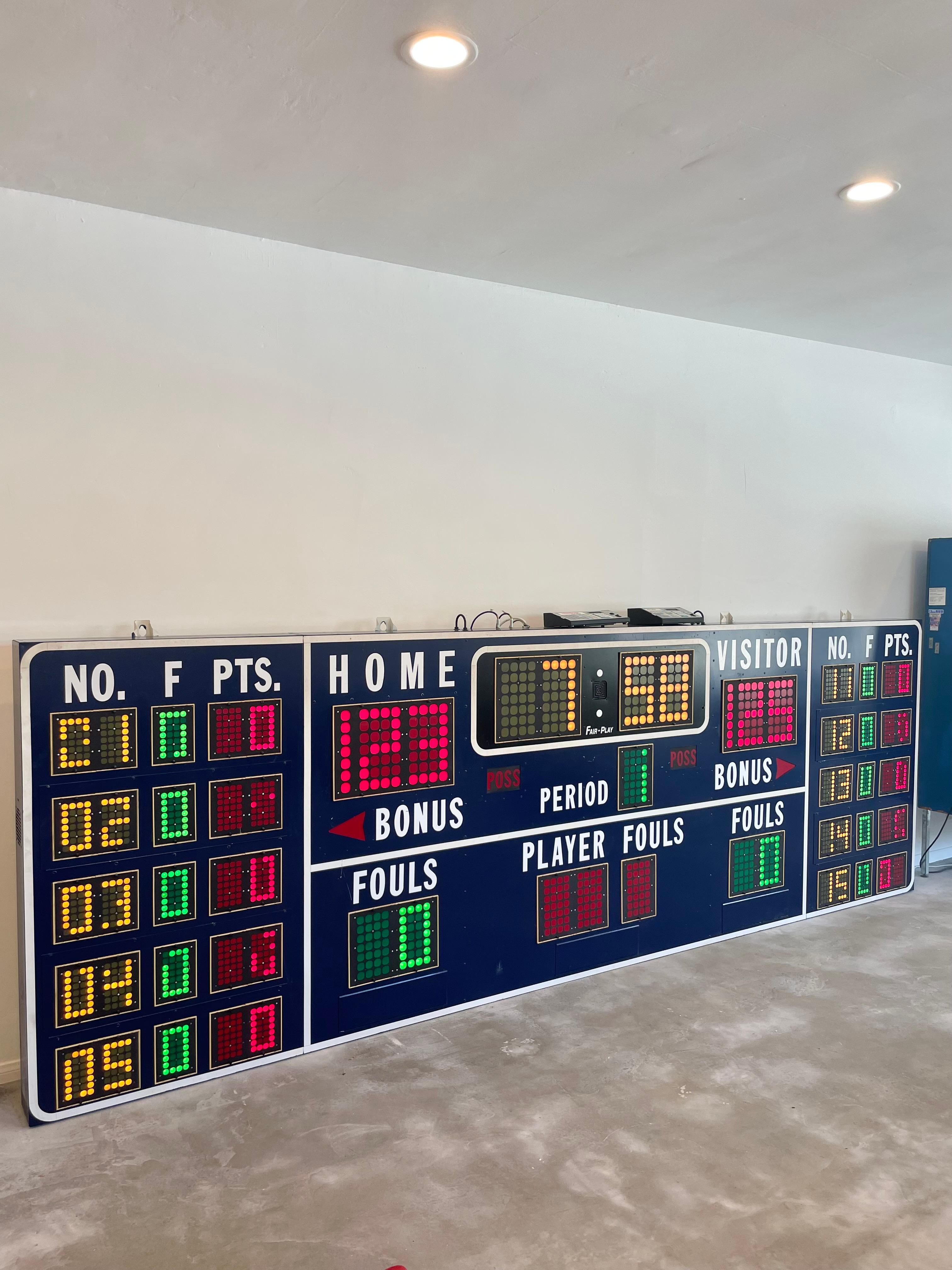 15 Foot Fair Play Basketball Scoreboard, 1980s 4