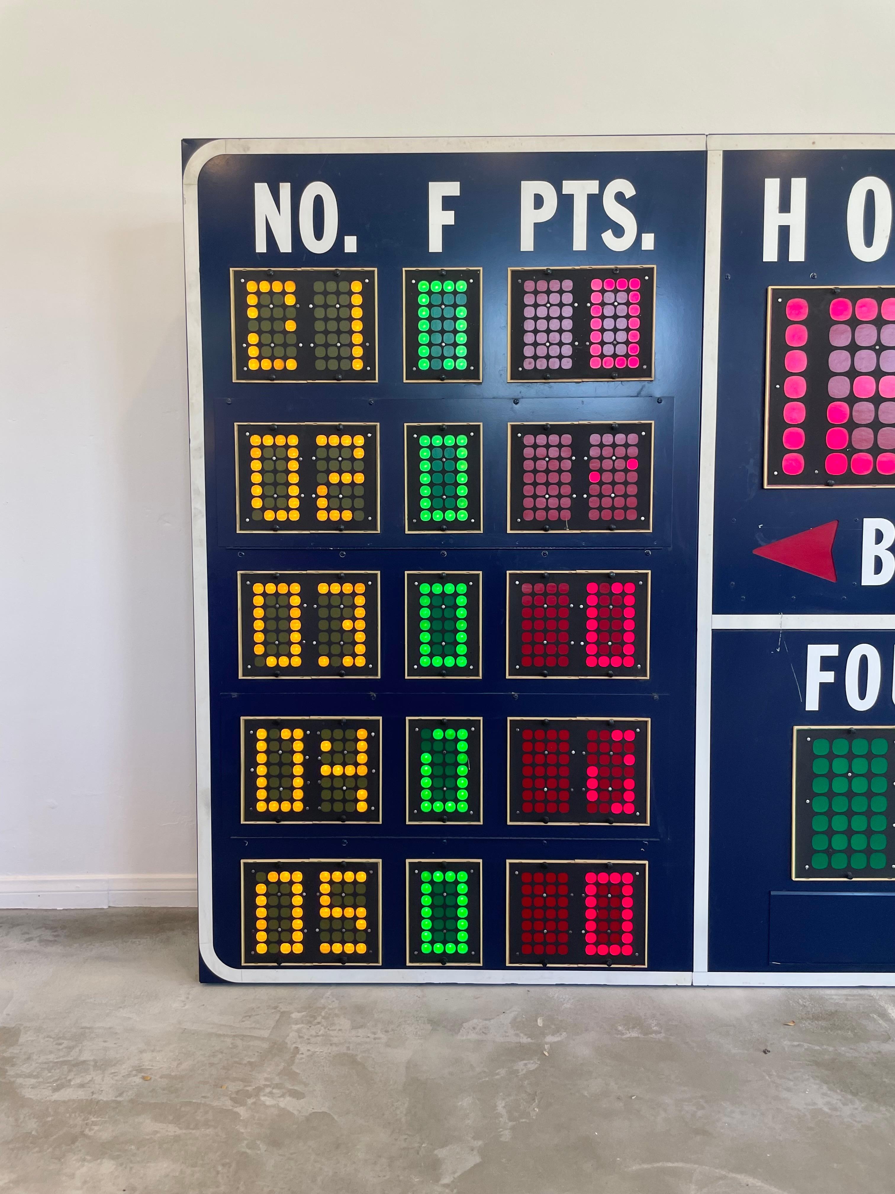 American 15 Foot Fair Play Basketball Scoreboard, 1980s