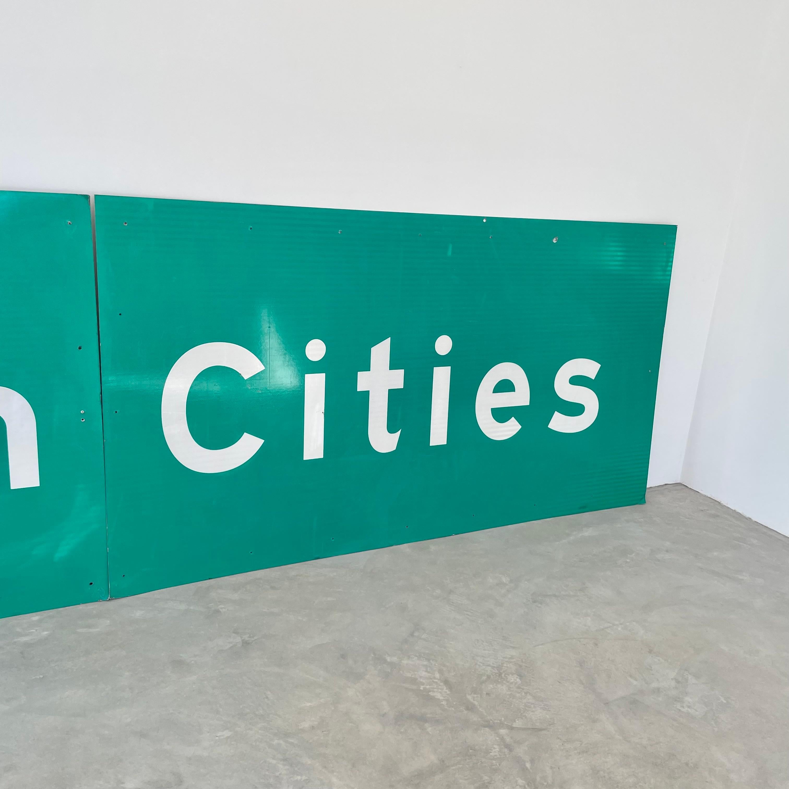 Los Angeles Freeway Sign 'Beach Cities