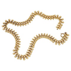15 Karat Gold Victorian Etruscan Necklace