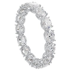 Oval Diamonds East West setting