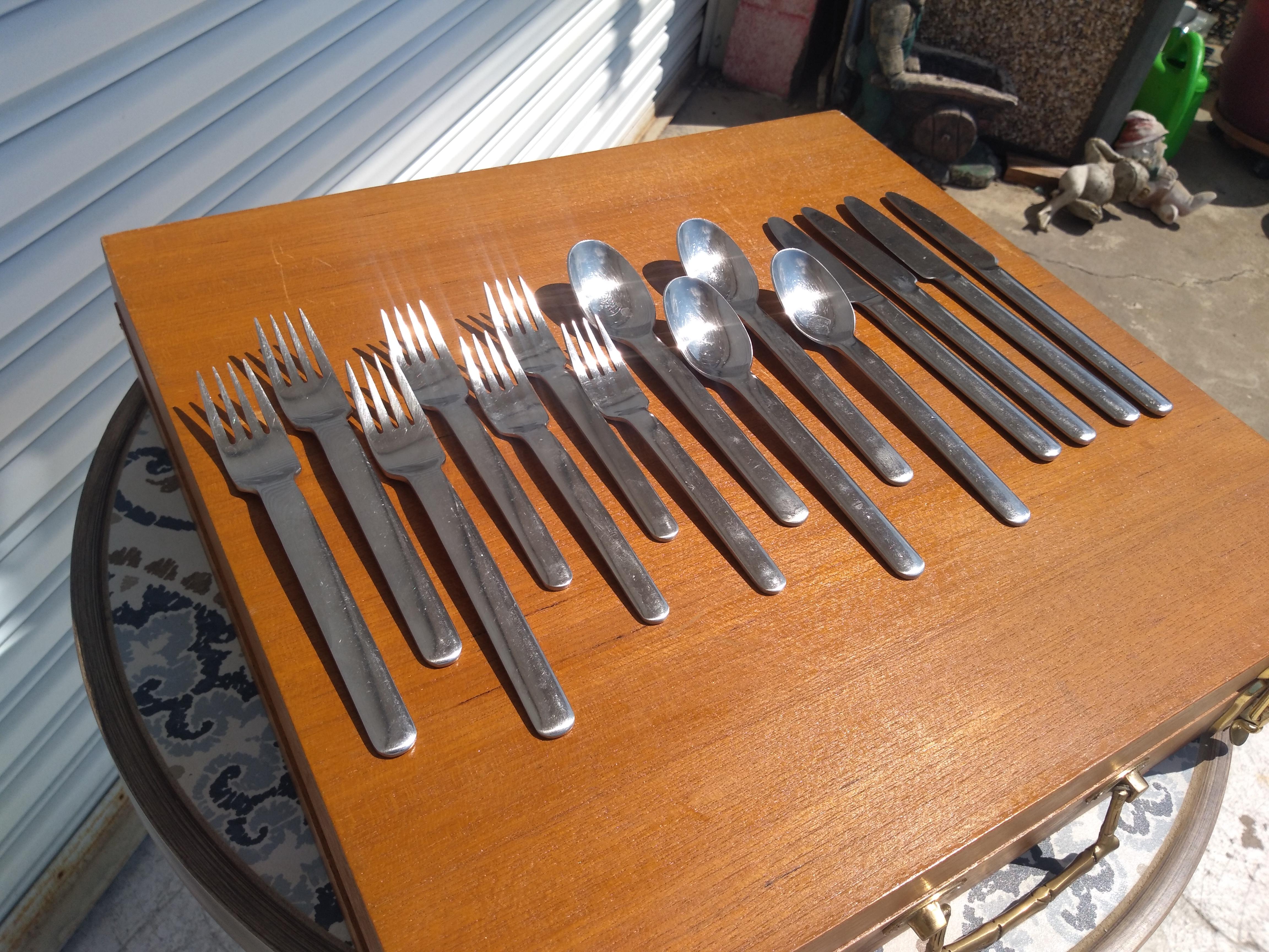 Danois 15 pc. Ensemble de couverts Dansk en acier inoxydable en vente