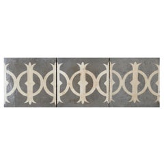 15 carreaux de bordure à motifs récupérés pour les sols ou les murs