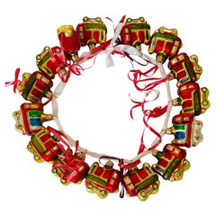 15 S Vintage European Christmas Ornaments Trains