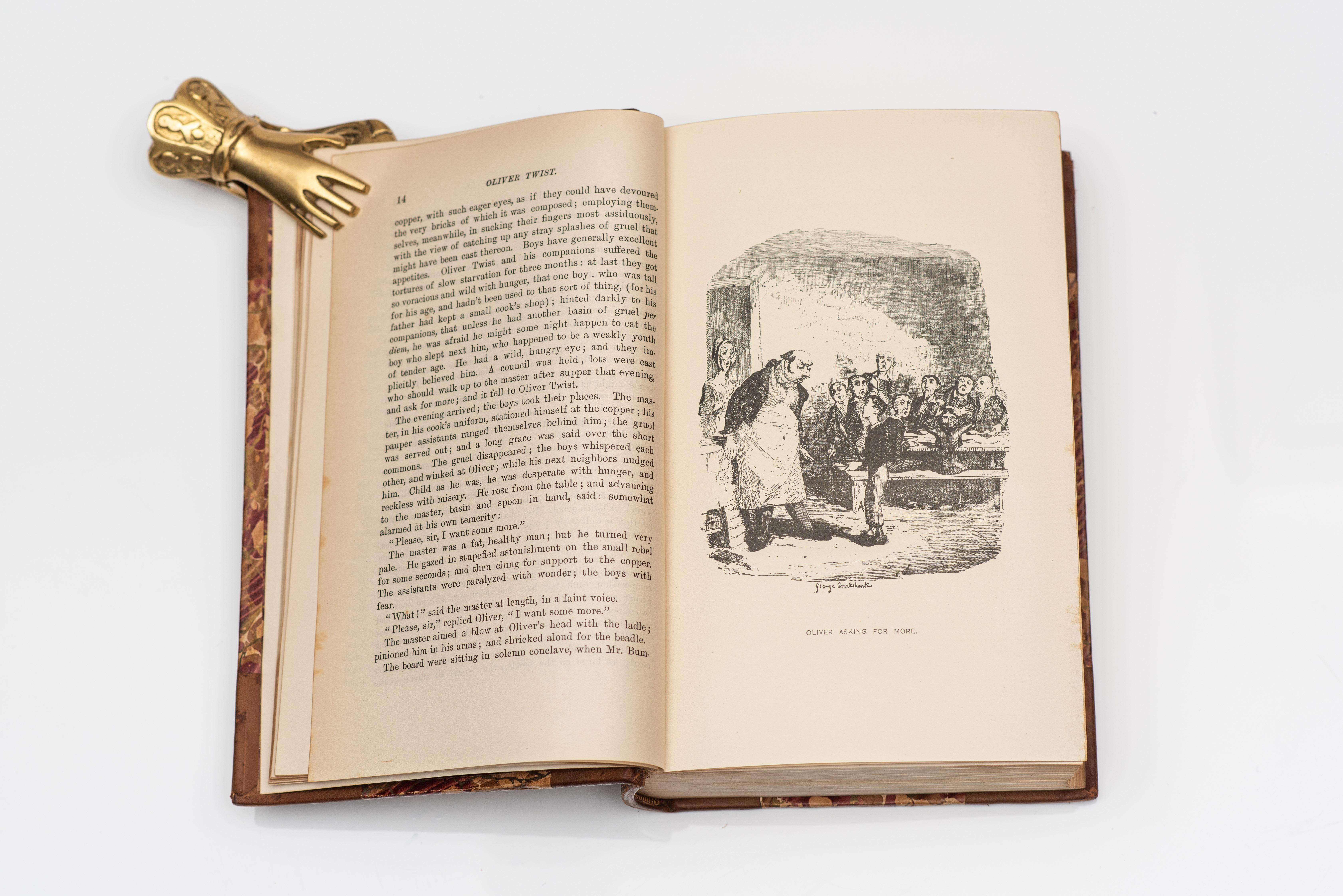 20ième siècle 15 volumes. Charles, Dickens. Œuvres complètes. en vente