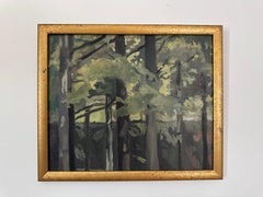 15" X 13" "Through The Woods" Original Painting by Mayzck