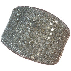 1.50 Carat Diamond and 9 Carat Gold Cluster Ring