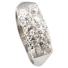 1.50 Carat Diamond Band Ring in White Gold