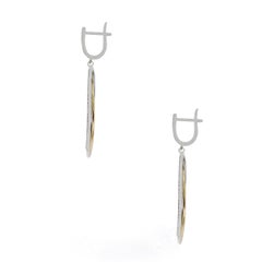 1.50 Carat Diamond Circle Earrings