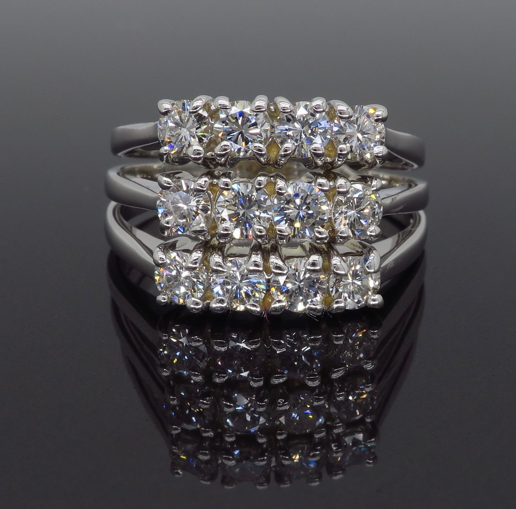 Round Cut 1.50 Carat Diamond Cocktail Ring