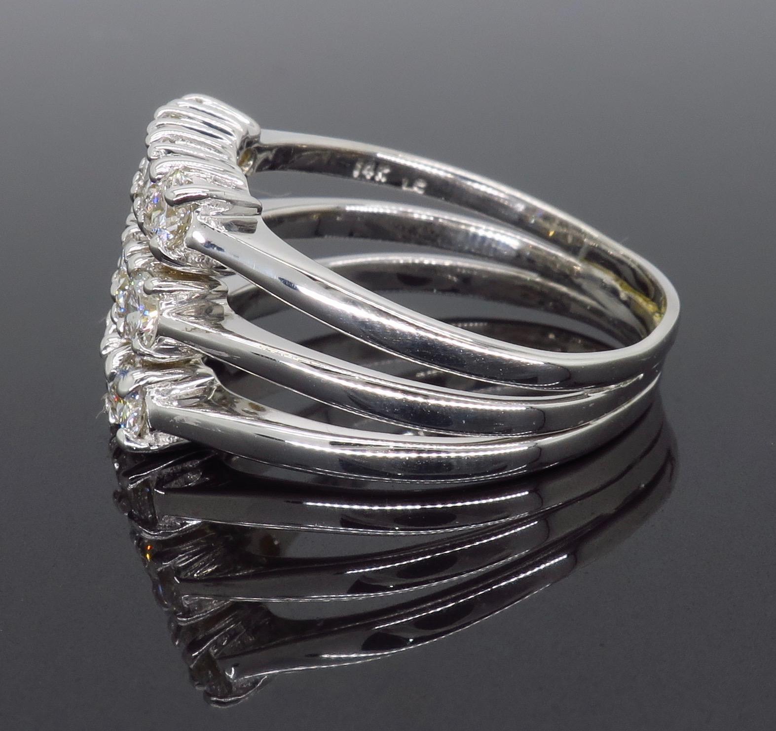 Women's or Men's 1.50 Carat Diamond Cocktail Ring