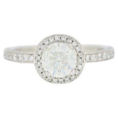 1,50 Karat Diamant-Halo-Verlobungsring