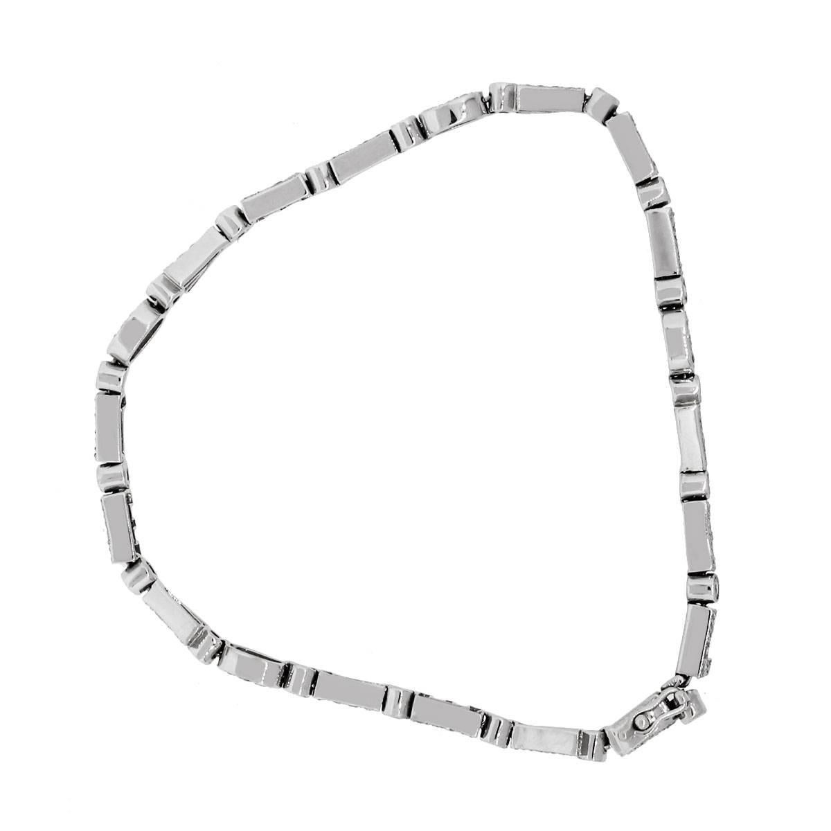 1.50 Carat Diamond “Love” Bracelet In Excellent Condition In Boca Raton, FL