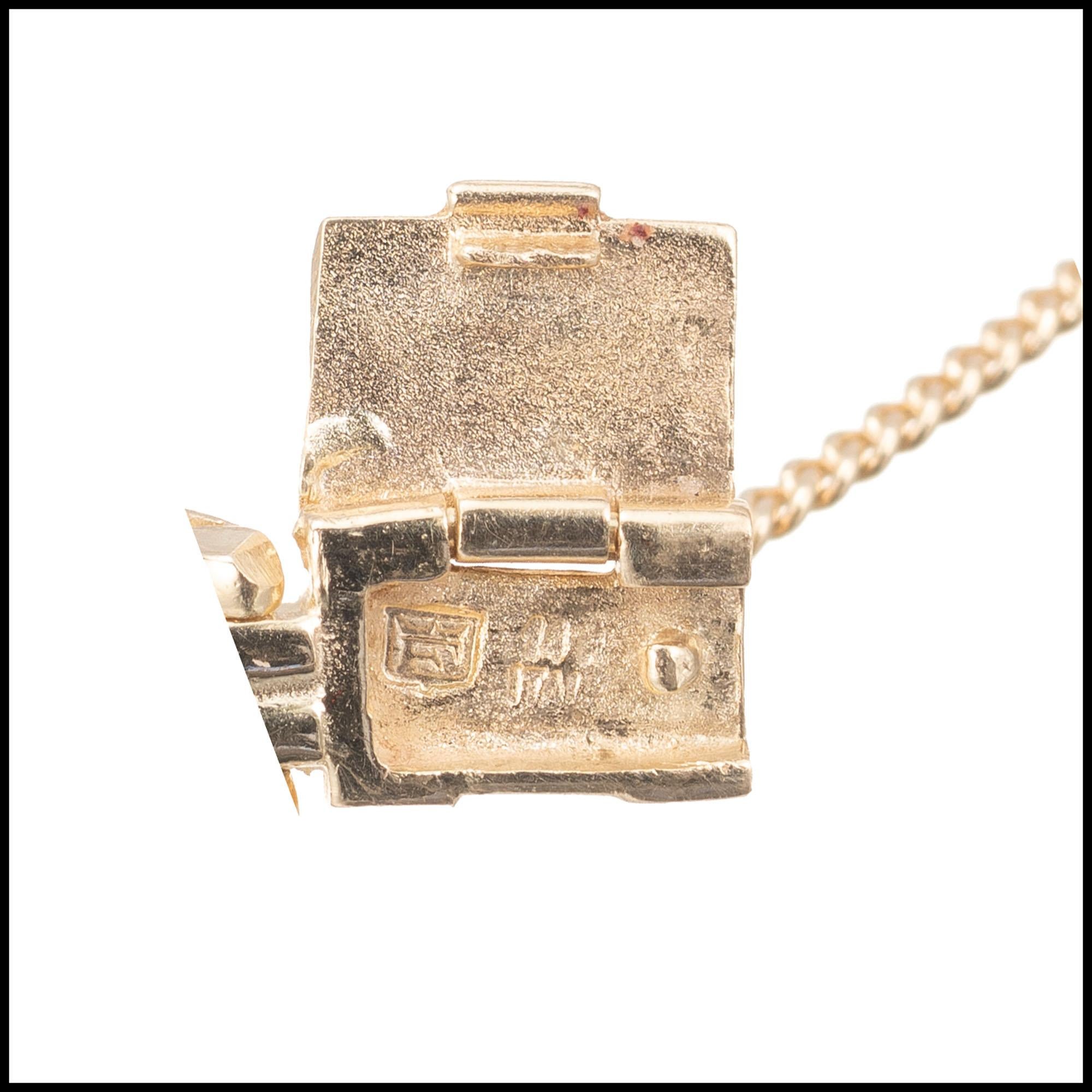 1,50 Karat Diamant-Gelbgold A Link-Armband im Zustand „Hervorragend“ in Stamford, CT