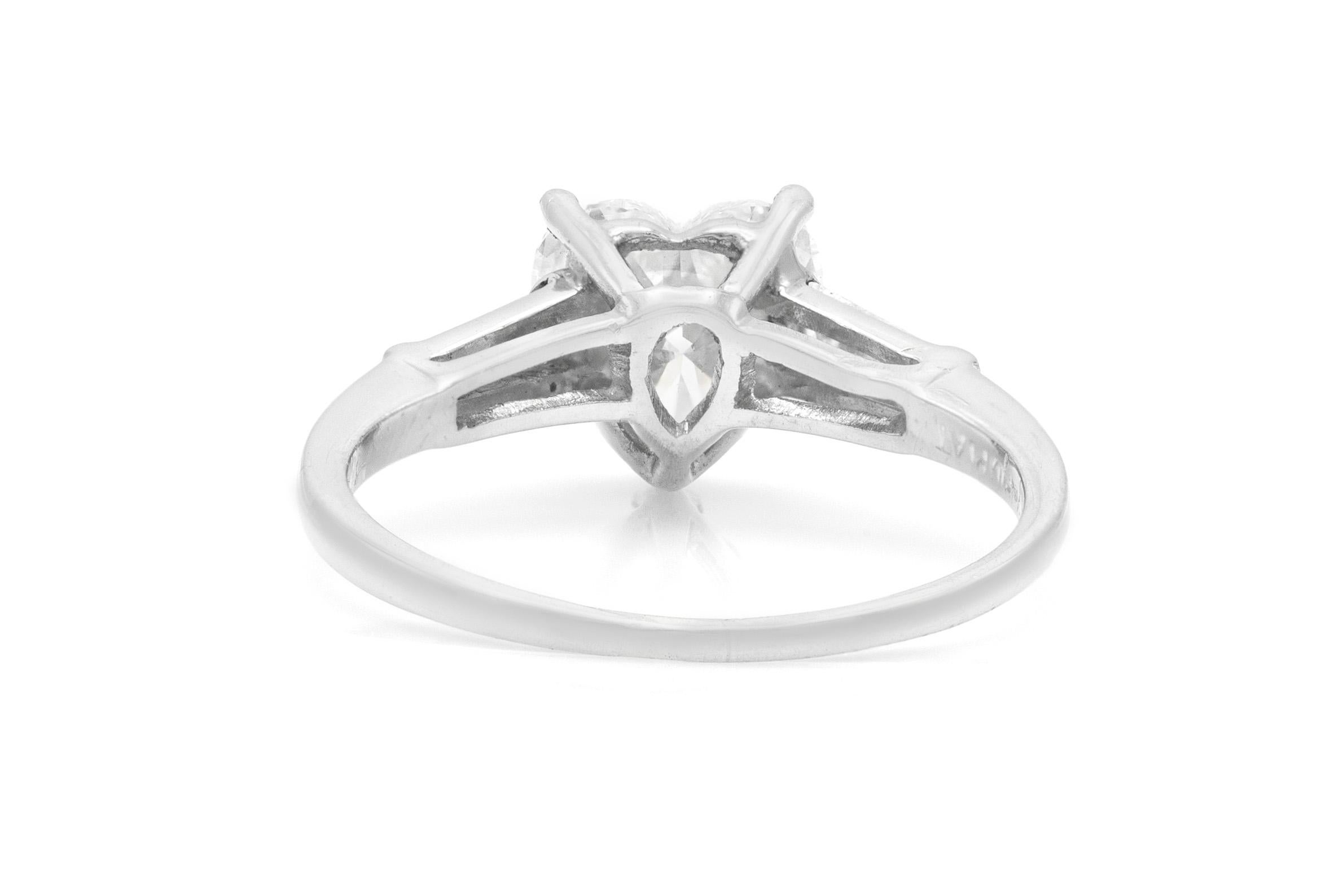 heart cut engagement rings