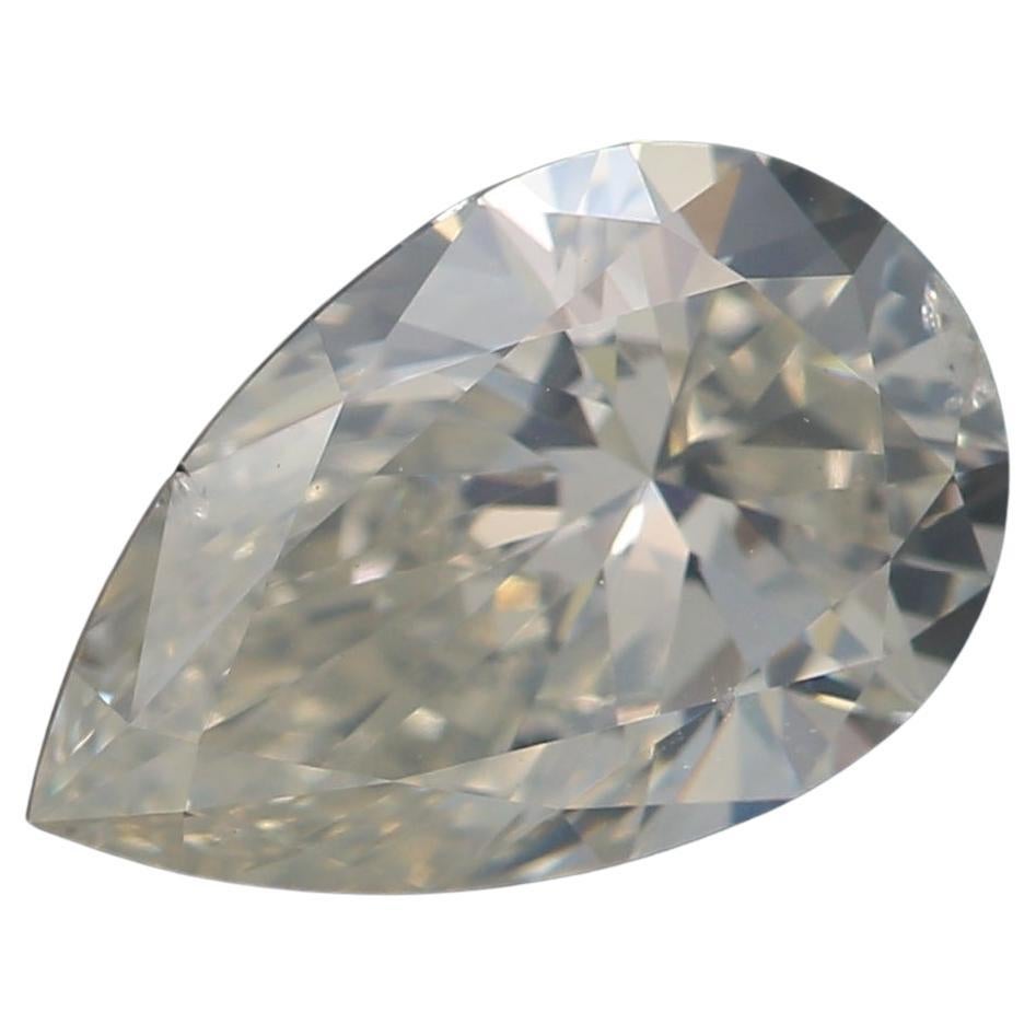 1.50-CARAT, I, Pear cut diamond SI2 Clarity GIA Certified For Sale