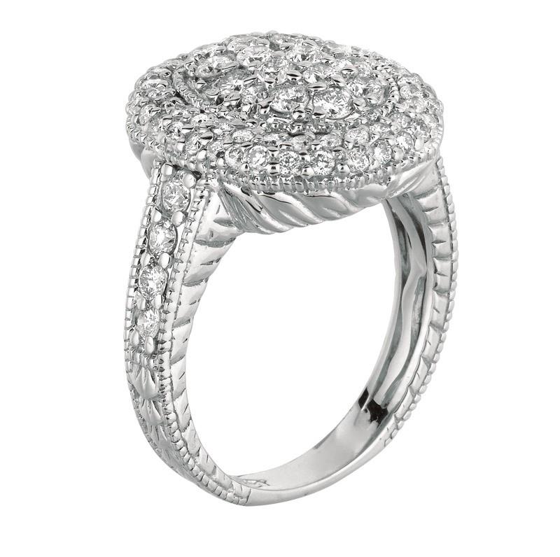 1,50 qt Anillo de diamantes naturales talla redonda G SI Oro blanco de 14 quilates

diamantes 100% naturales, no mejorados de ninguna manera 
1,50CT
G-H 
SI  
oro blanco de 14 quilates,  Estilo con púas,   7,10 gramos
5/8 pulgadas de ancho
Talla