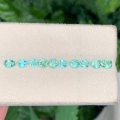 1.50 Carat Natural Loose 10 Jewelry Pieces Paraiba Tourmaline From Mozambique