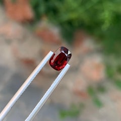1.50 Carat Natural Loose Burmese Red Spinel Long Cushion Shape Gem For Ring