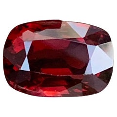 1,50 quilates gema natural suelta de espinela roja birmana en forma de cojín largo para anillo