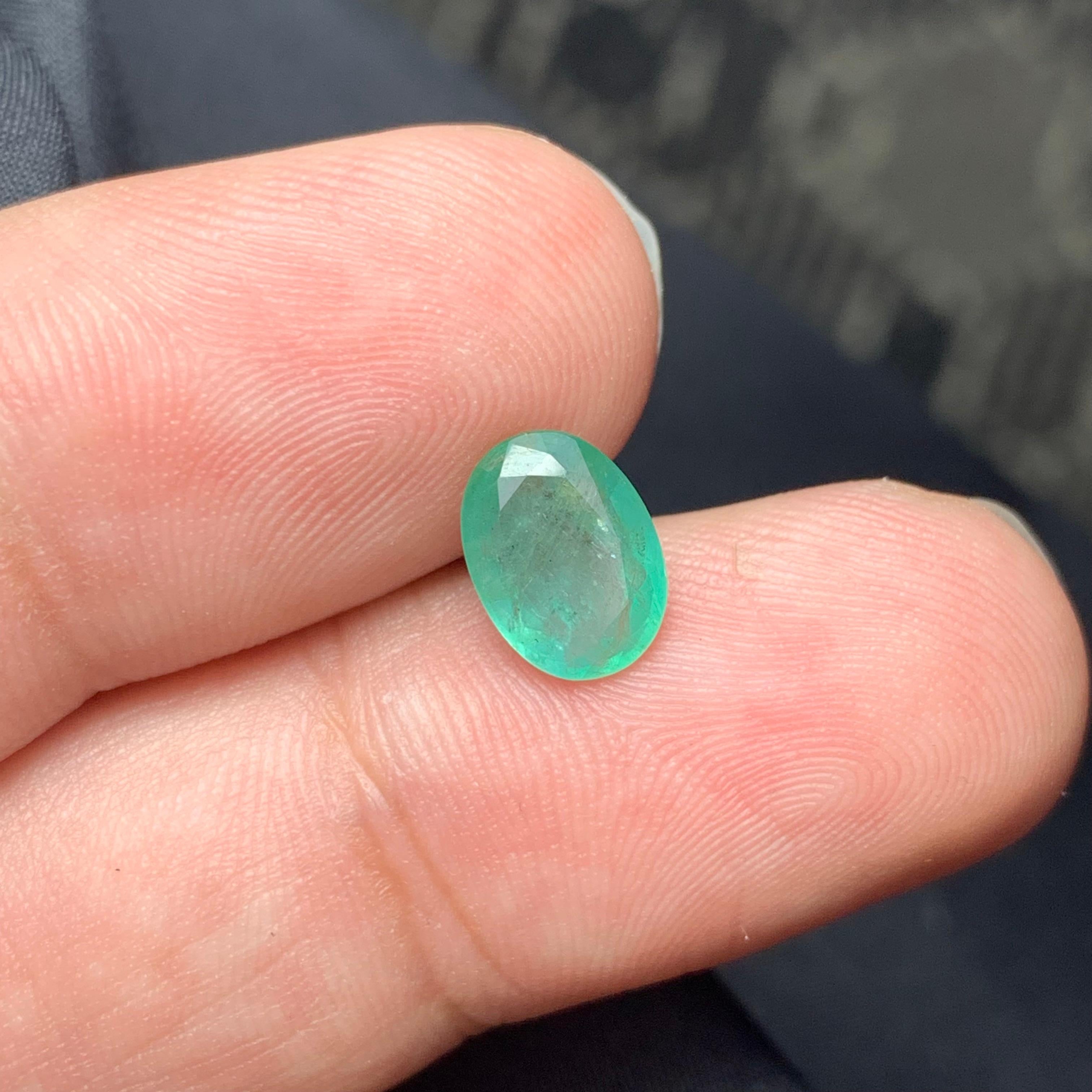 1.50 Karat natürlicher loser Smaragd Edelstein aus sambischer Mine im Angebot 5