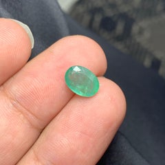 1.50 Carat Natural Loose Emerald Gemstone From Zambian Mine