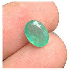 1.50 Carat Natural Loose Emerald Gemstone From Zambian Mine