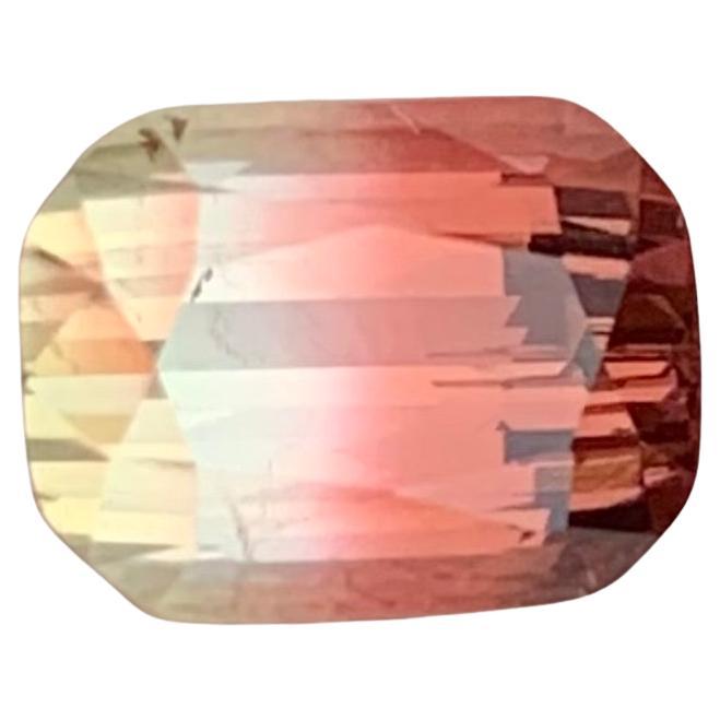 1.50 Carat Natural Loose Parti Tourmaline Cushion Shape Gemstone